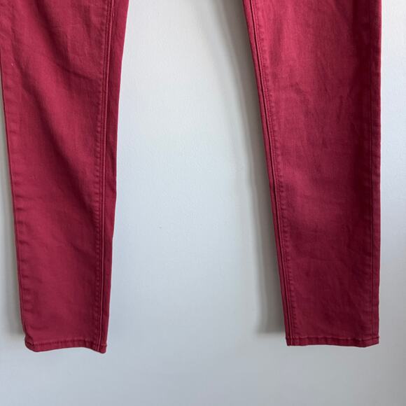 Roxy Suntripper Color Jeans Skinny Fit Red Denim 28 NWT - Picture 4 of 11